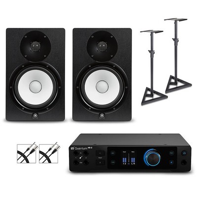 PreSonus Quantum HD2 Audio Interface  wYamaha Studio MonitorsCablesStands HS8