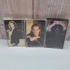 Michael Bolton Music Cassette Tape Lot of 3 The Hunger, Soul Provider, Time Love