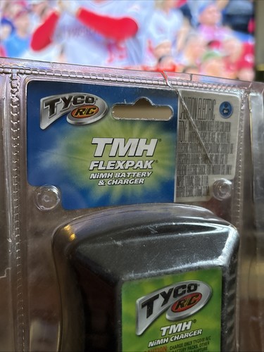 Tyco RC TMH Flexpak NiMH Battery & Charger Mattel 2005 New Old Stock - Picture 6 of 8