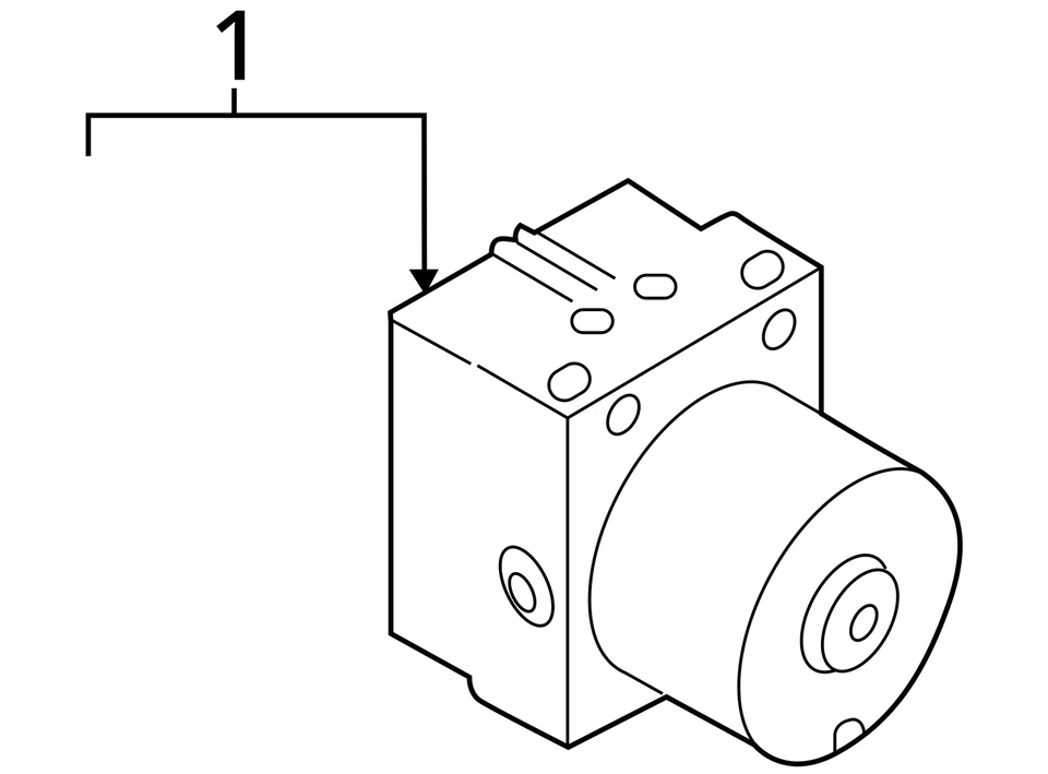 Conjunto de piezas de freno antibloqueo sedán híbrido para 13-14 JETTA 2990487 Foto 4 de 4