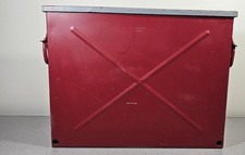 Vintage Military Spec Heavy Steel Utility Storage Box Container Overland Truck Vintage Military Spec Heavy Steel Utility Storage Box Container Overland Truck