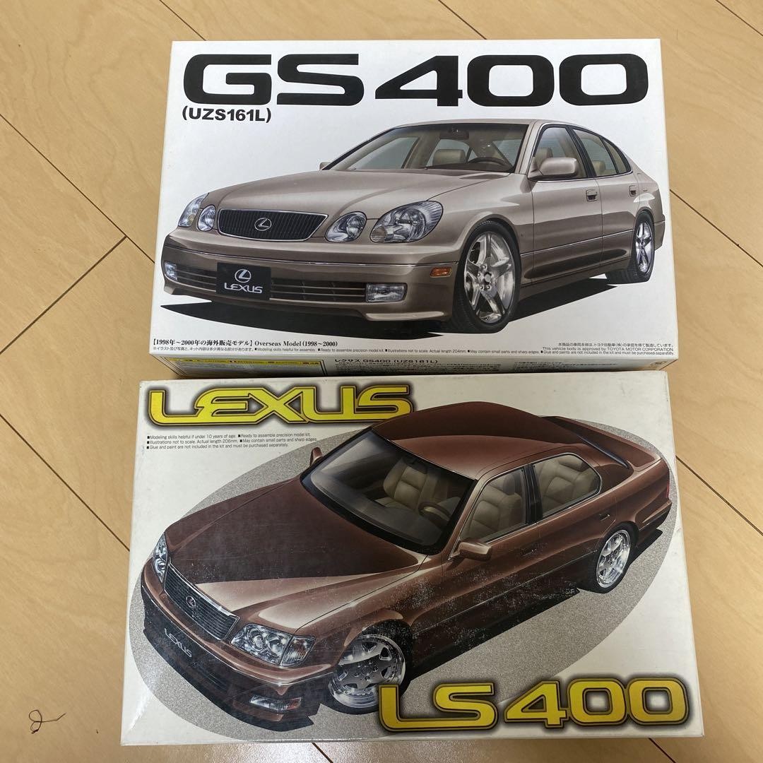 Lexus GS400 LS400 プラモデル アオシマ Lexus GS400 LS400 Model Aoshima Set | eBay