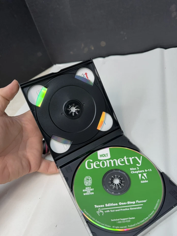 Holt Rinehart Geometry Interactive Answers and Solutions CDROM XP Vista 7 - Image 3 of 4