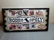 Rodeo-opoly Board Game, Cowboy Bull Riding; Boot Barn, Pre-owned, Complete