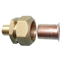 15mm x 20mm MDPE to Copper PSA DZR Adaptor - FREE Next-Day Delivery