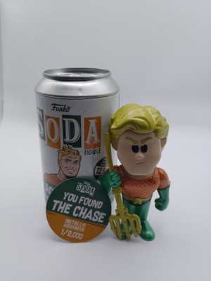 Funko Soda Figure Chase Aquaman Metallic DC Comics Collectible Figure