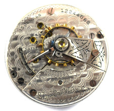 Vintage Elgin Grade 297 18s 15J OF Pocket Watch Movement lot.wj