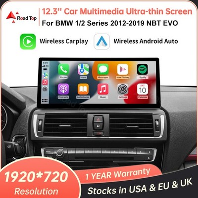 RT Wireless CarPlay Android Auto Touchscreen für BMW NBT EVO F20 F21 F22 F23 RHD