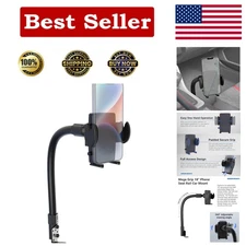 Universal Car or Truck Phone Mount with Flexible Gooseneck - Secure & Easy