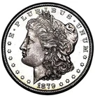 1879-S Morgan Silver Dollar Silver Coin, Proof-Like, Gem BU++ PL