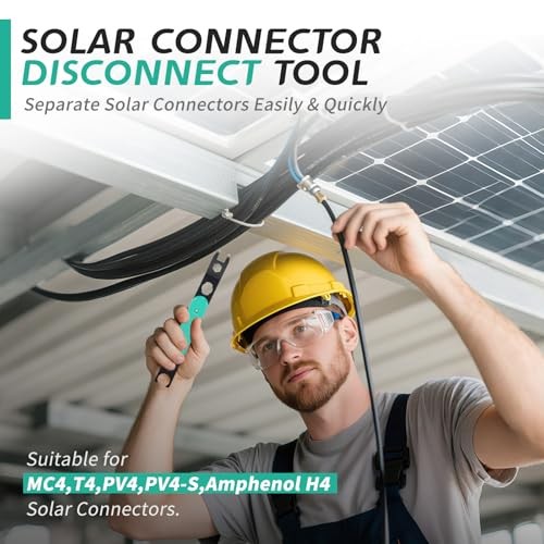 metal Solar Mc4 Disconnect Tool made by Heavy-Duty Steel, Spring-Loaded Slot 1 - Bild 3 von 7