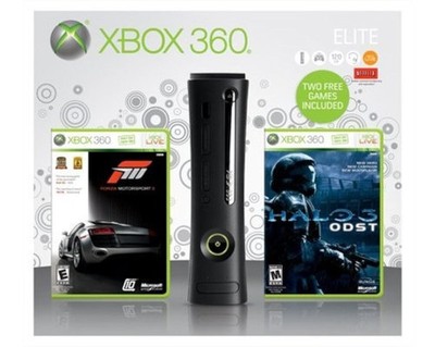 Xbox 360 Elite 120GB With Forza 3 And Halo 3 ODST Very Good