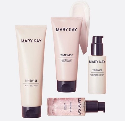 Mary Kay Timewise OIL/COMBINATION Skin Care Set Cleanser Moisturizer Sunscreen