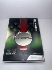 SOL REPUBLIC Tracks HD V10 On-Ear Headphones red And Silver , OPEN BOX