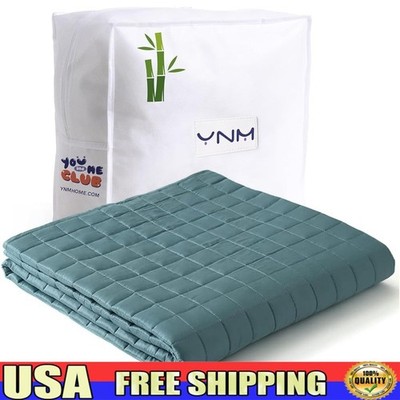 Cooling Weighted Blanket Bamboo Rayon Soft Breathable Comfort Innovative Design