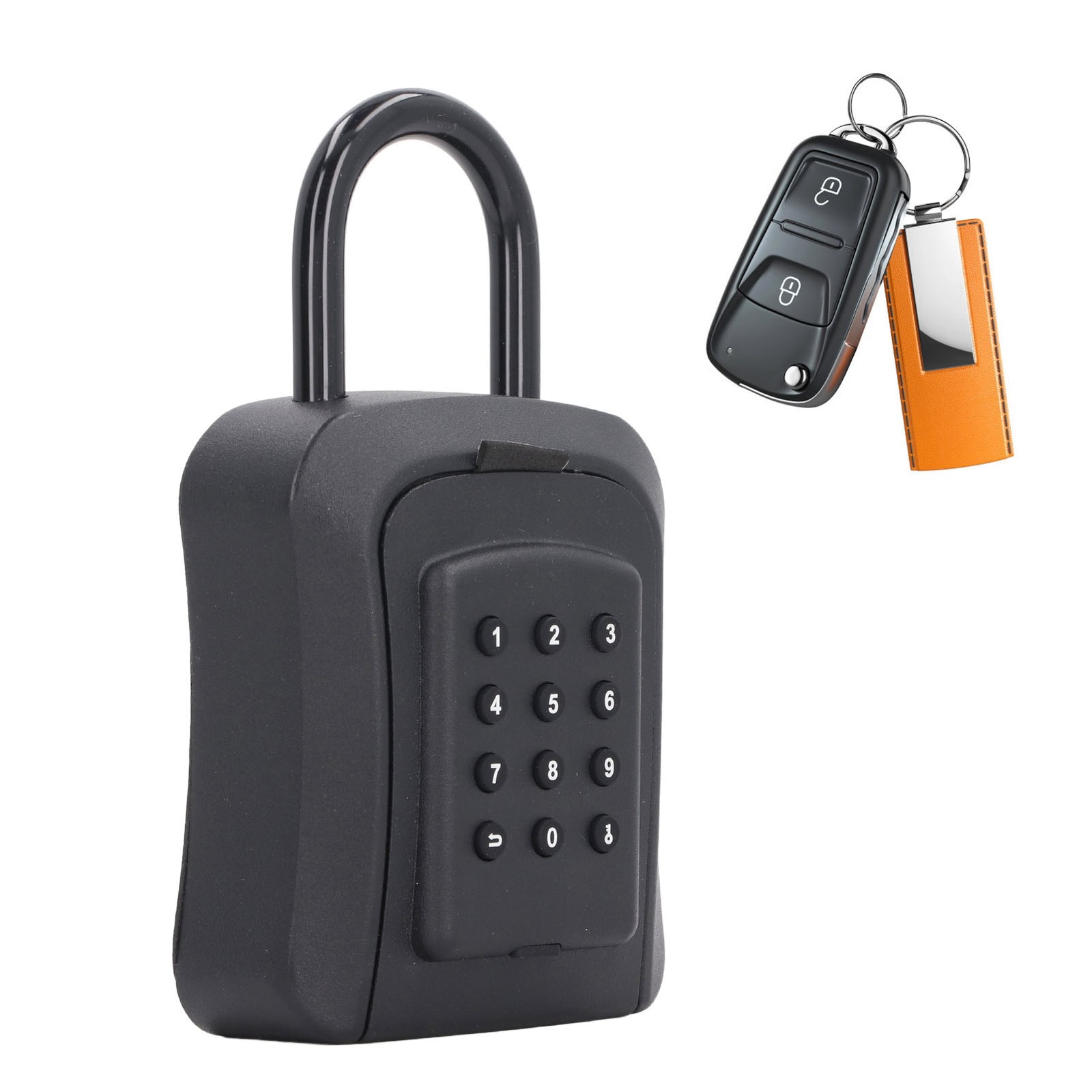 Key Lock Box Six Digit Password Wall Mounted Combination Keyboard Storage Box Wa