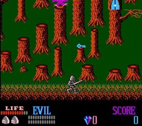 &copy;1987 Nintendo NES Fantasy Platformer WIZARDS & WARRIORS Pal CIB Ghosts Goblins