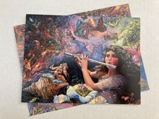 Josephine Wall Enchanted Flute Fantasy Birthday Greeting Card Leanin Tree