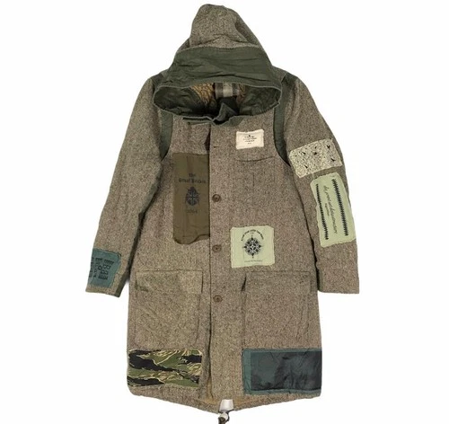 Rare japanese brand Do-Le Project x And A riot riot riot parka jacket men - product listing photo