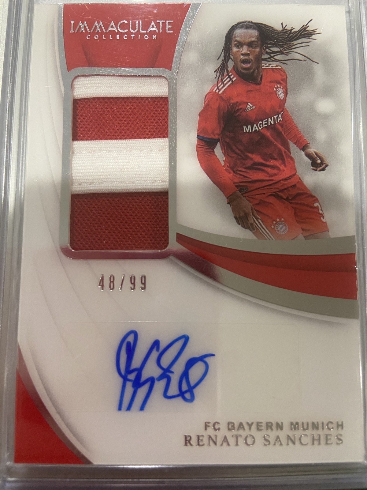 2018-19 Panini Immaculate Collection Renato Sanches Patch Autographs #44/99