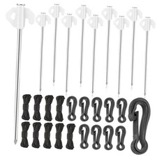 Pcs Inflatable Stakes Kit, Ground Stakes with Tethers Hooks 15