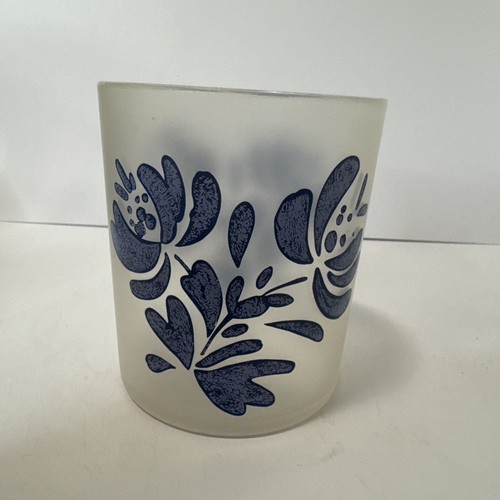 Vintage Pfaltzgraff Yorktowne Tumbler Cup 14 oz Blue Floral Made in the USA - 第 11/12 張圖片