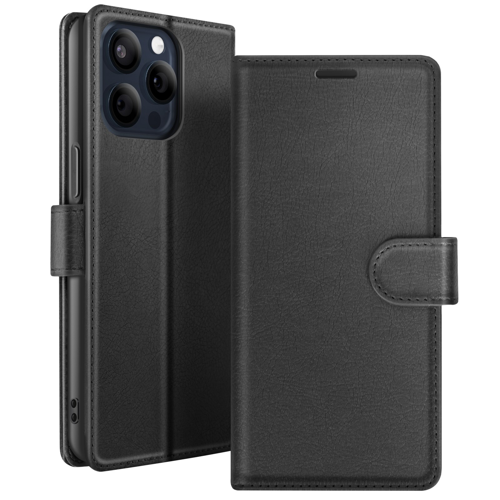 Étui portefeuille iPhone 15 Pro Max Zanaé idéal pour visionnage vidéo en voyage