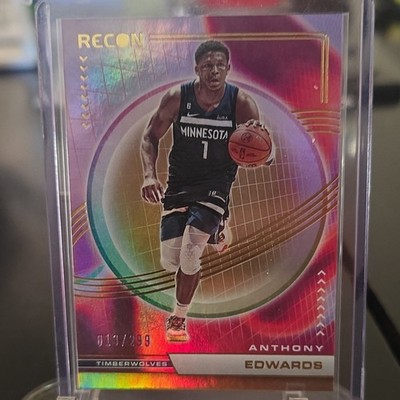 Panini Recon 2022-23 Anthony Edwards Timberwolves Holo Bronze #69 /299