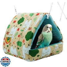 SUSOO Plush Warm Bird Bed - Hanging Bird Nest Snuggle Velvet Shed