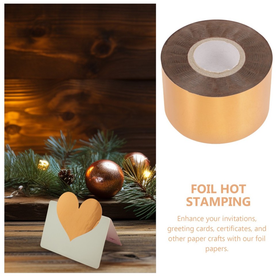 Transfer Trolley 1 Roll Diy Hot Stamping Foils Heat Transfer Foil Paper Craft Foil ...