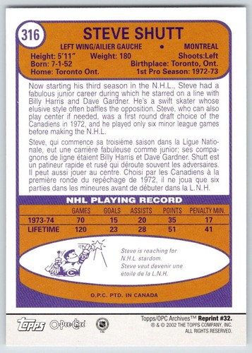 2001-02 Topps / O-Pee-Chee Archives REPRINT Hockey Cards - U-Pick From List - Picture 65 of 163