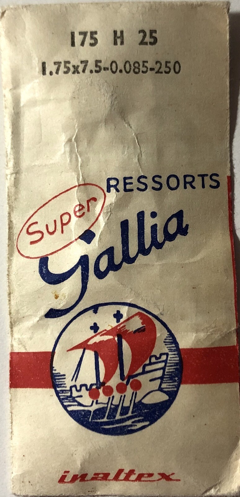 1X Mainspring 1.75x0.085mm for Watch Movement 250 175 H 25