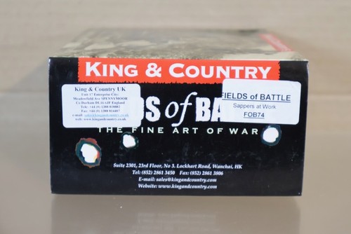KING & COUNTRY FOB068 FIELDS of BATTLE WWII BRITISH SAPPERS at WORK om - Picture 7 of 7