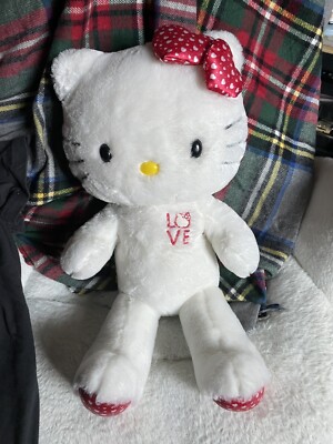 Htf Hello Kitty Love 2012 Build a Bear Og Bow Still Attached By Tag