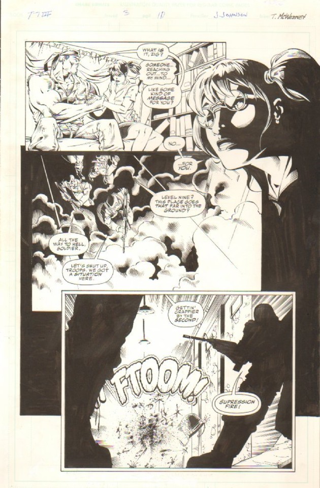 Team 7 #3 p.10 Zig art by Jason Johnson Comic Art