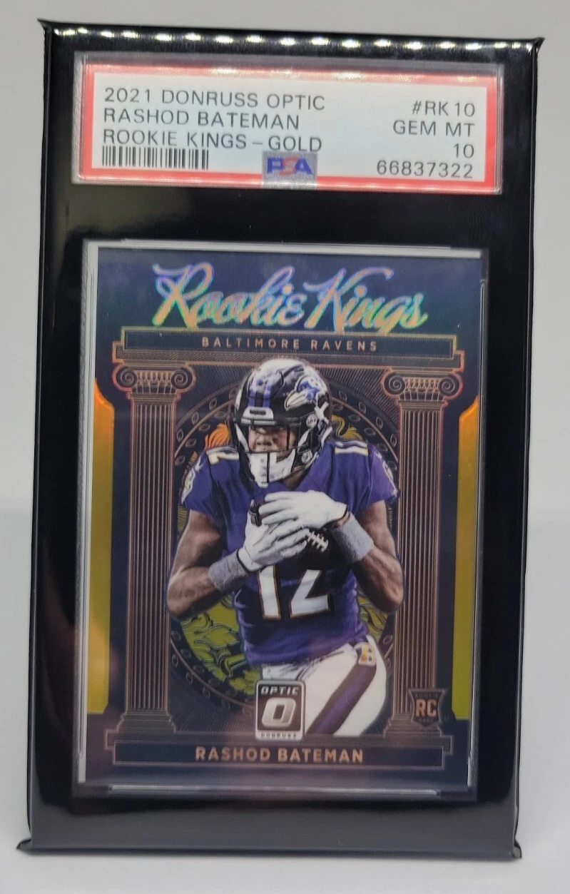 Rashod Bateman Panini Donruss Optic Rookie Kings #RK10 Gold
