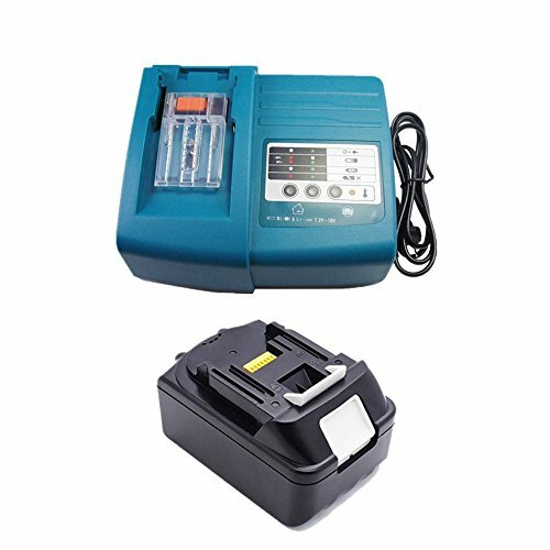 Ricambio Makita caricatore con batteria 18 V 4.0 AH per cantiere Radio (x1Q)