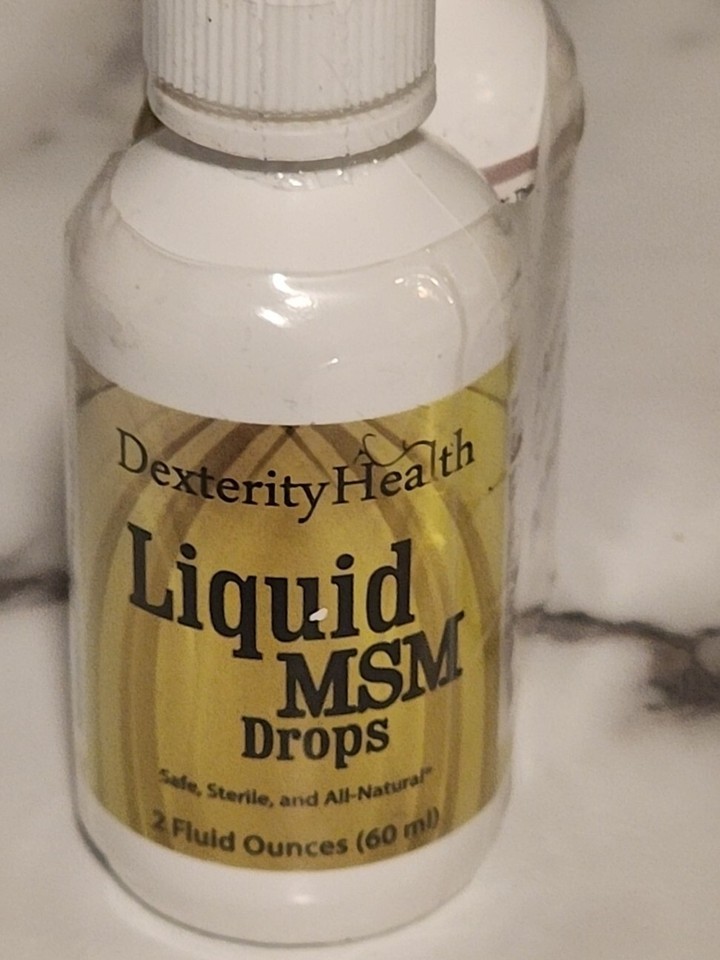 2 Dexterity Health Liquid MSM Eye Drops 2 fl oz Each 12/2025 eBay