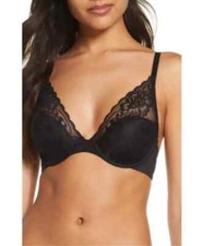 Natori 741258 Avail Full Figure Convertible Contour Bra in Black size 40H US