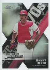 2020 Topps Chrome Johnny Bench Decade of Dominance #DOD-6 Diecut