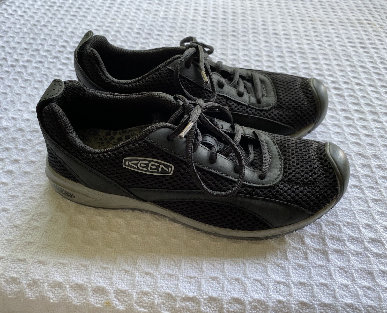 KEEN 1004663 Auckland Sneakers stringate scarpe da corsa passeggio nero donna 6