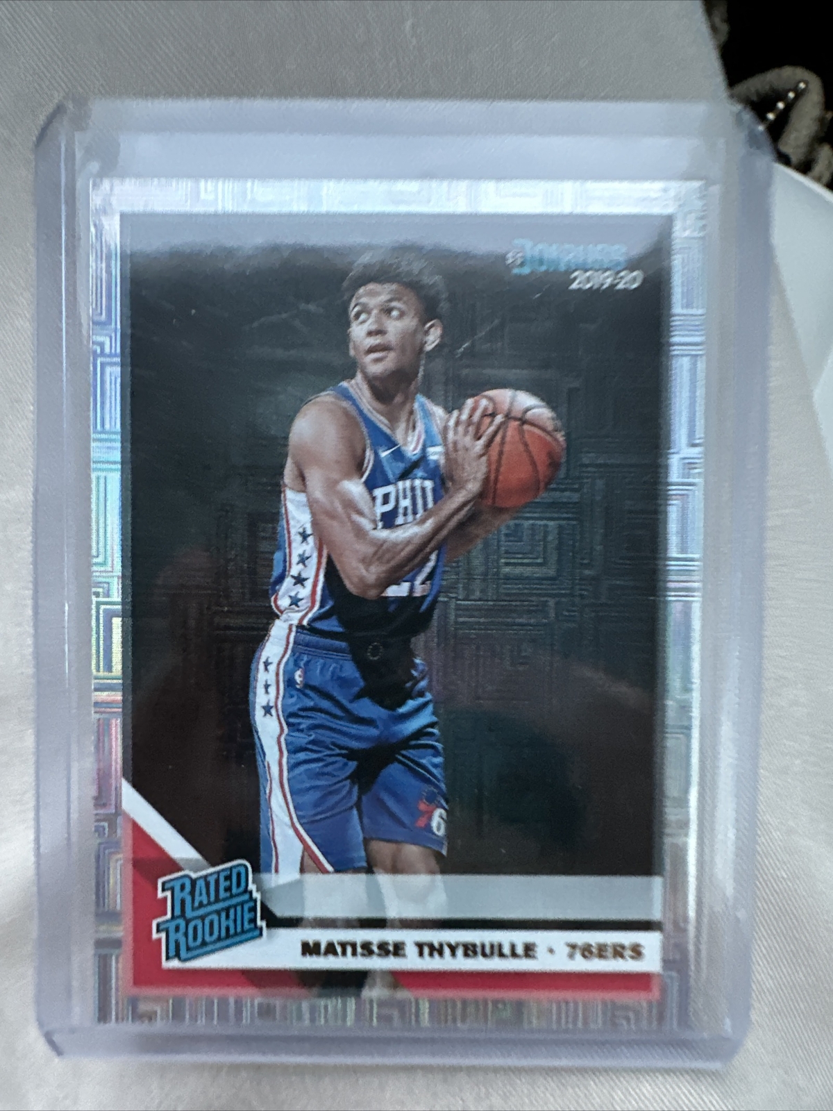 2019-20 Matisse Thybulle Panini Donruss Rated Rookie RC #219 INFINITE Prizm
