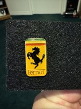 Vintage Ferrari Emblem Enamel Pin