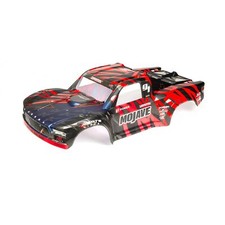 Arrma 411004 MOJAVE 6S BLX Finished Body Black/Red