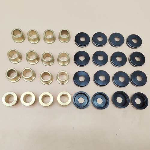 Aluminum A-Arm Dust Cover Caps Bushings Kits for Yamaha Warrior 350 YFM350 87-04 - Picture 2 of 16