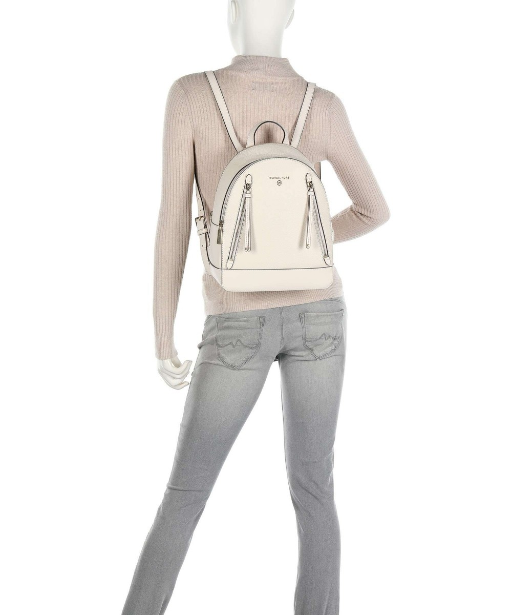 ?MICHAEL KORS BROOKLYN MD BACKPACK LIGHT CREAM LEATHER  display picture 3