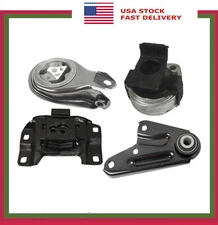Set of 4PCS Engine Motor & Transmission Mount with Manual For Mazda 3 2.0L 2010
