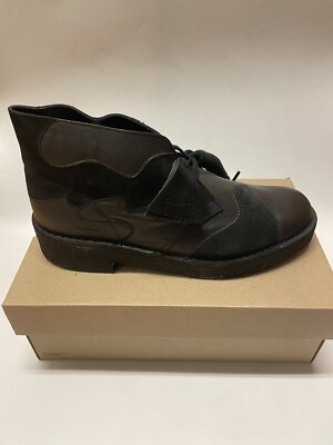 Clarks Originals Men s Leather Desert Boots Black Patch Size 10 US