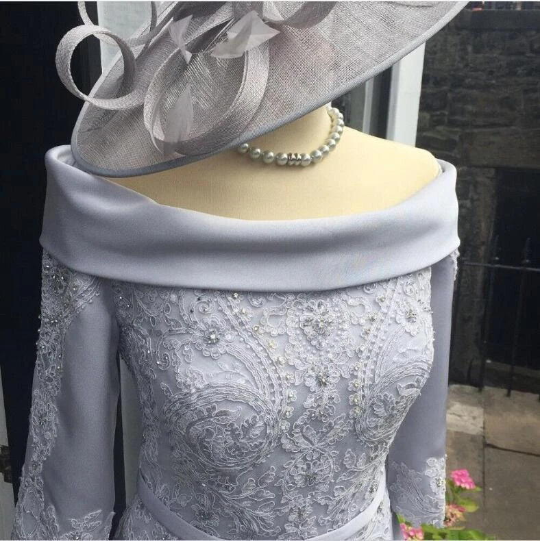 Elegant Wedding Mother of the Bride Dresses Plus Size Evening Party Mother Dress - Image 3 of 4