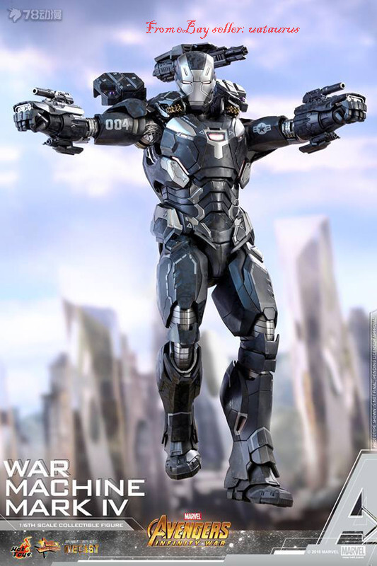 HotToys 1/6 Mms499 War Machine Mark Iv Avengers 3 Special Edition
